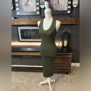 Michael Kors olive tank dress